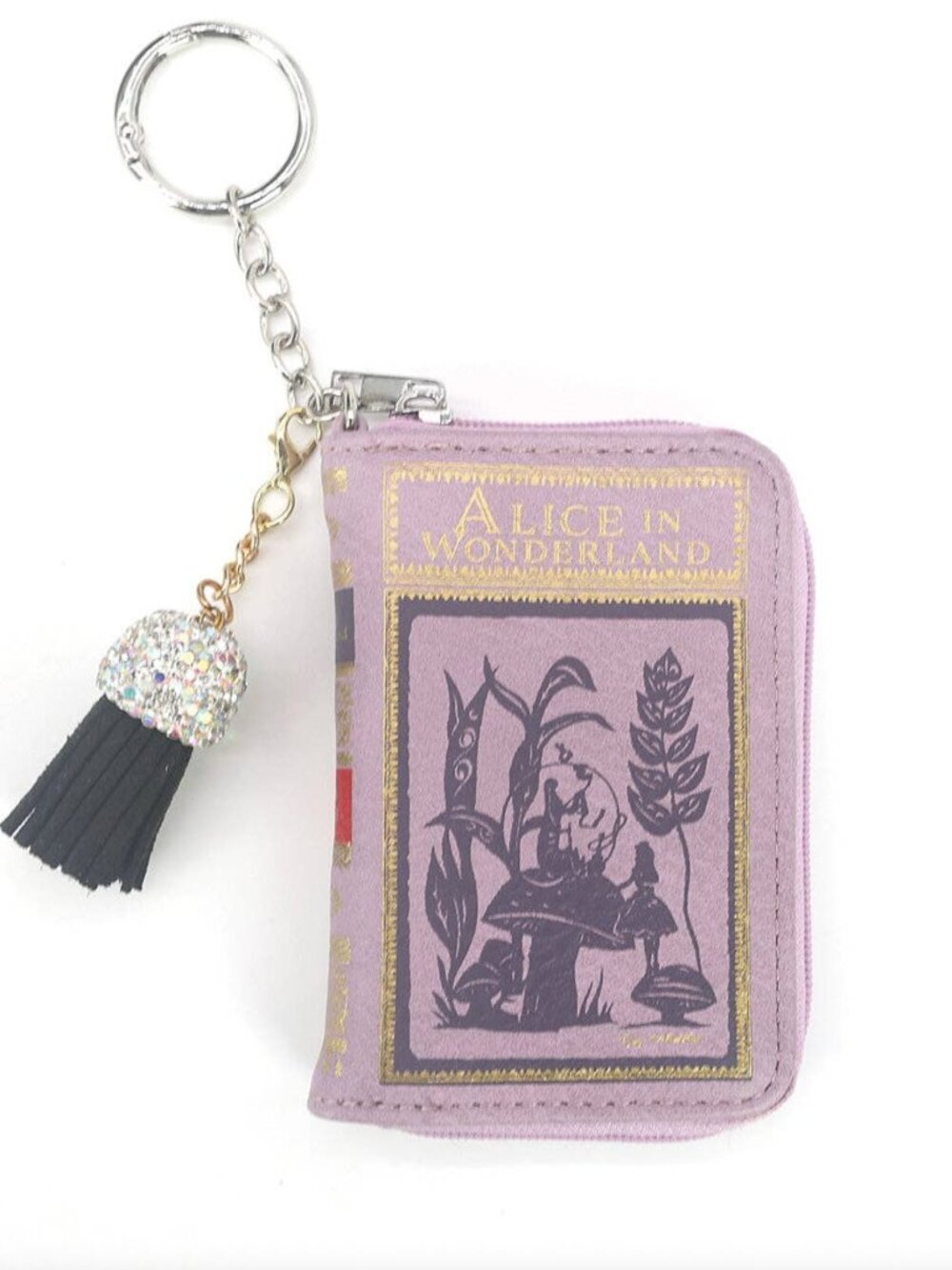 Alice in Wonderland Book Coin Purse and Bag Charm